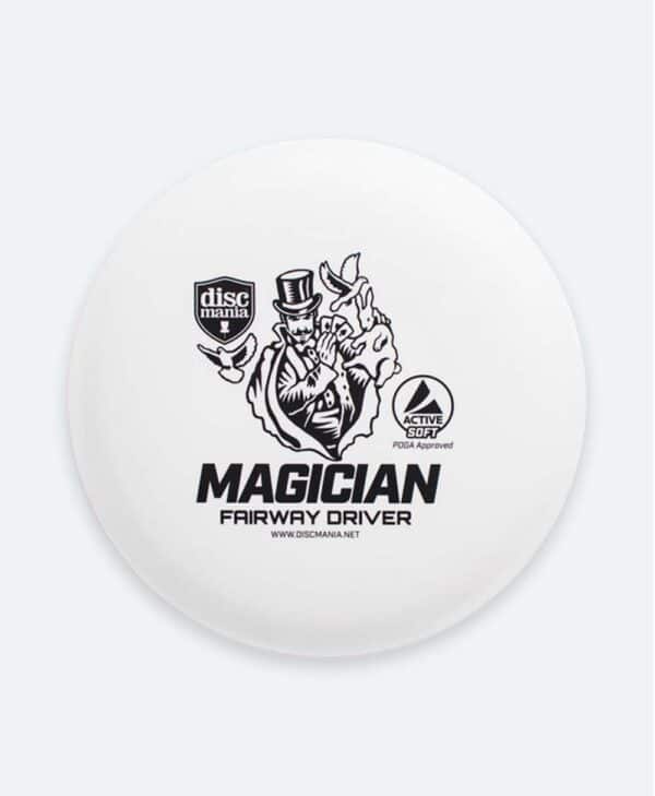 Active Soft Magician fairway driver, a disc contained within the Discmania starter set.