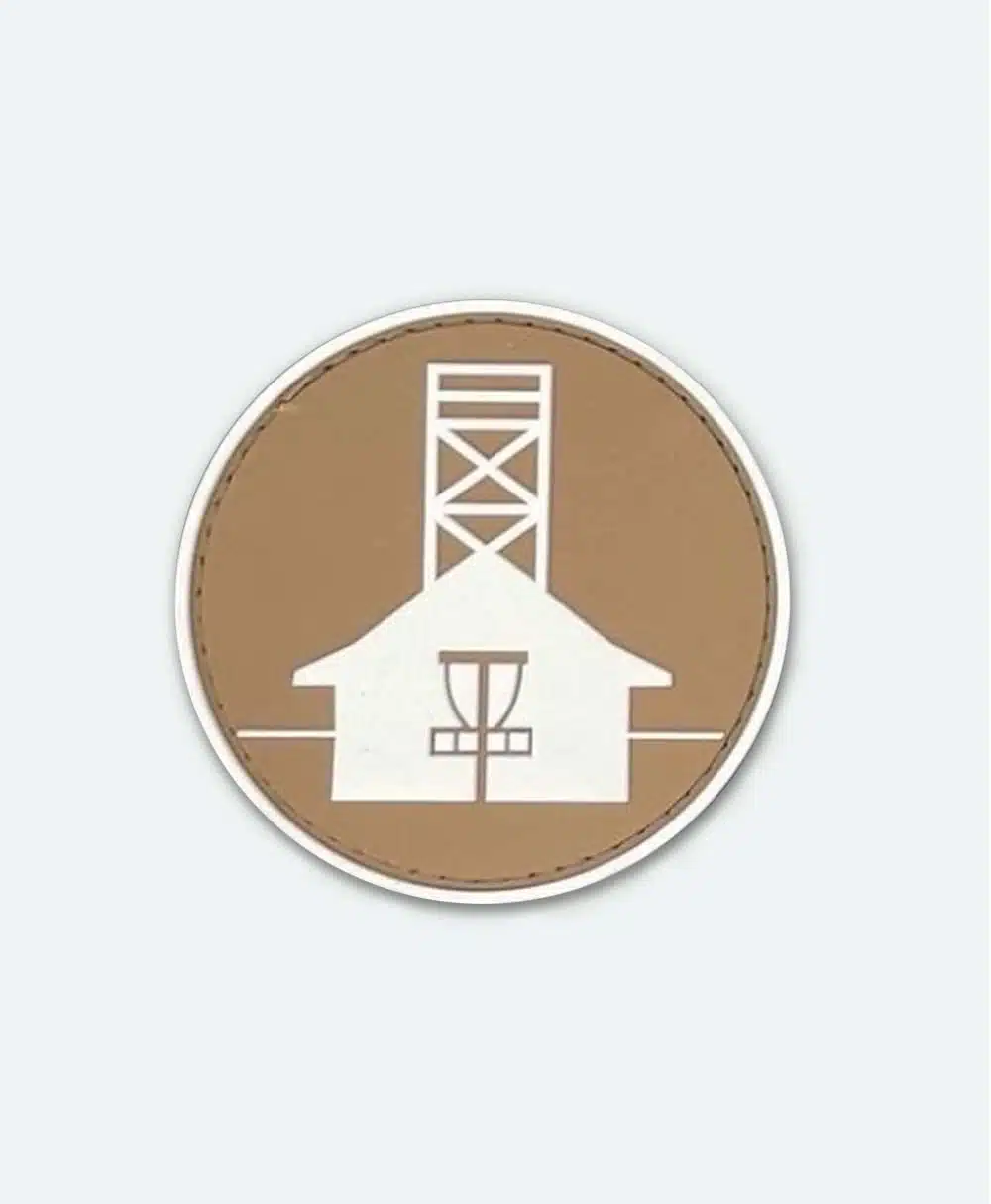 Beaches Disc Golf Glow-in-the-Dark Velcro Patch