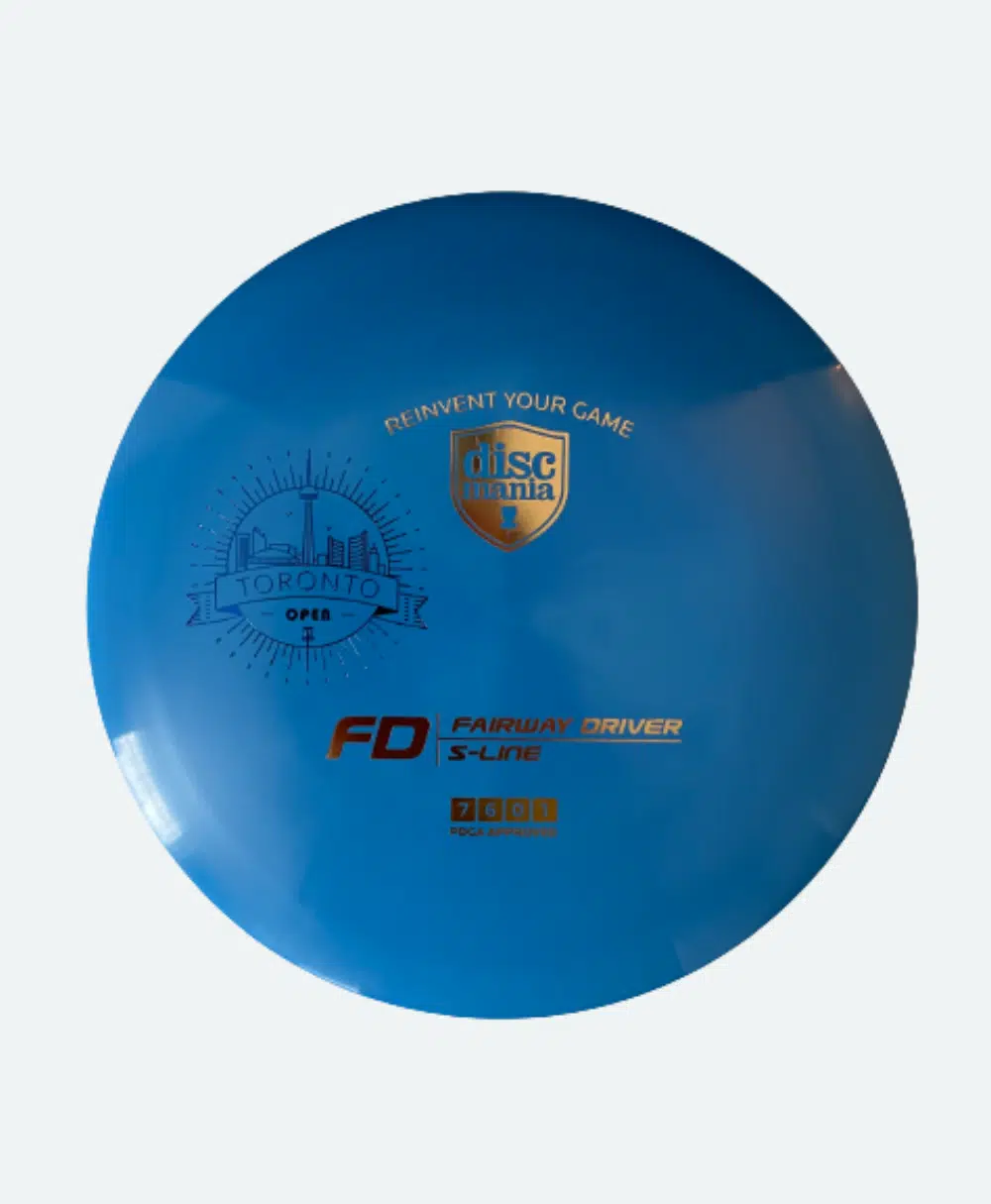 blue s line fd with toronto open stamp