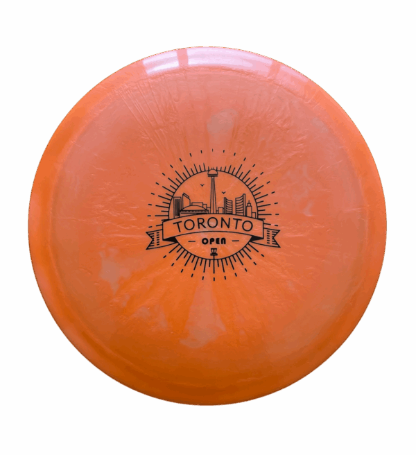 bright orange titanium swirl athena