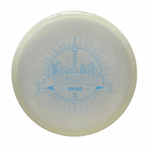 discmania shogun with blue toronto open stamp