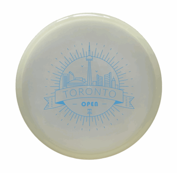 discmania shogun with blue toronto open stamp