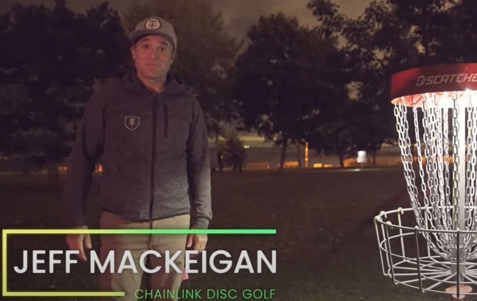 jeff mackeigan at marilyn bell park for the 2022 glow down cup