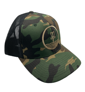 marilyn bell park camo trucker