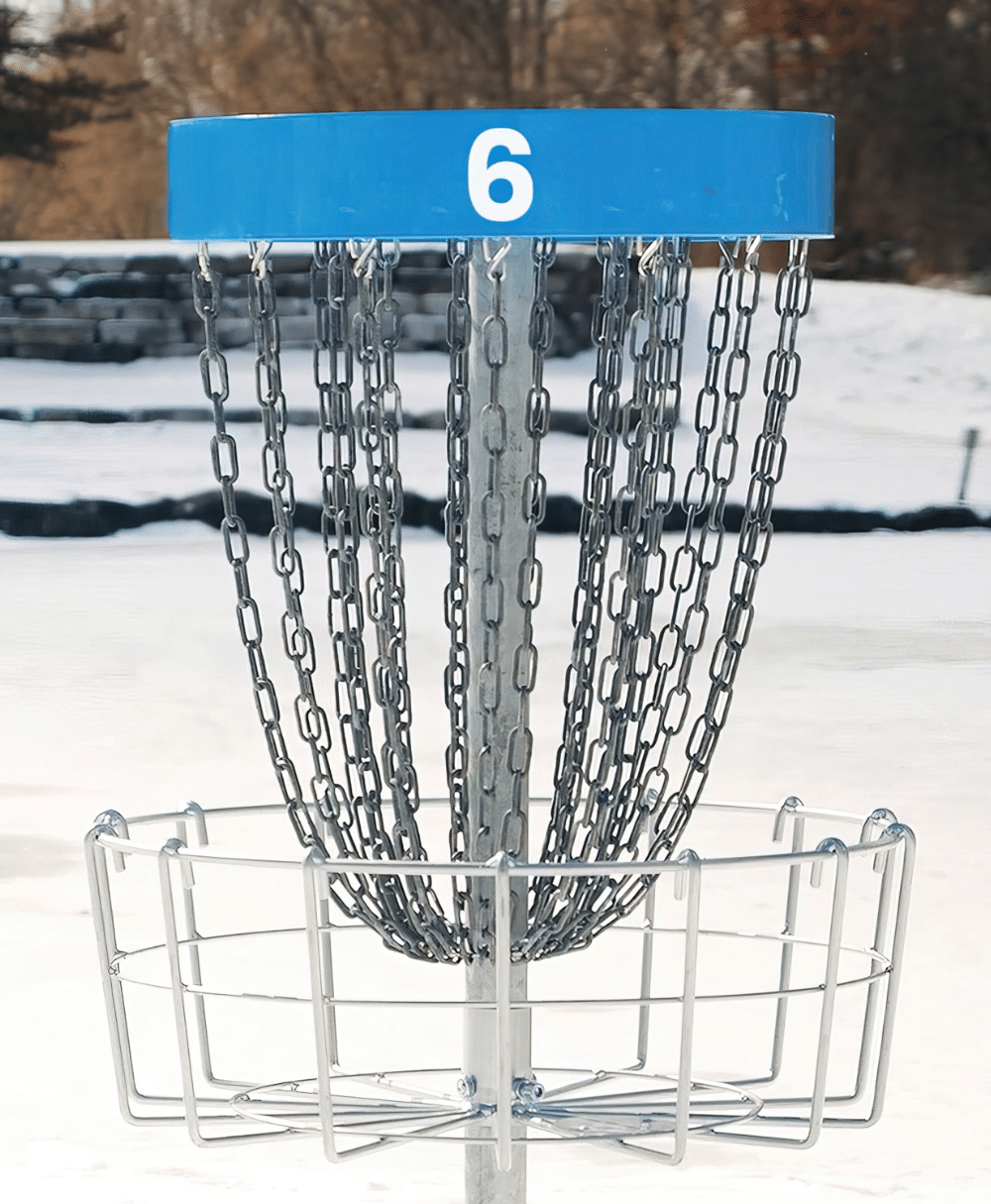 Disc Golf Basket Hole Number Vinyl Stickers - 9 Holes
