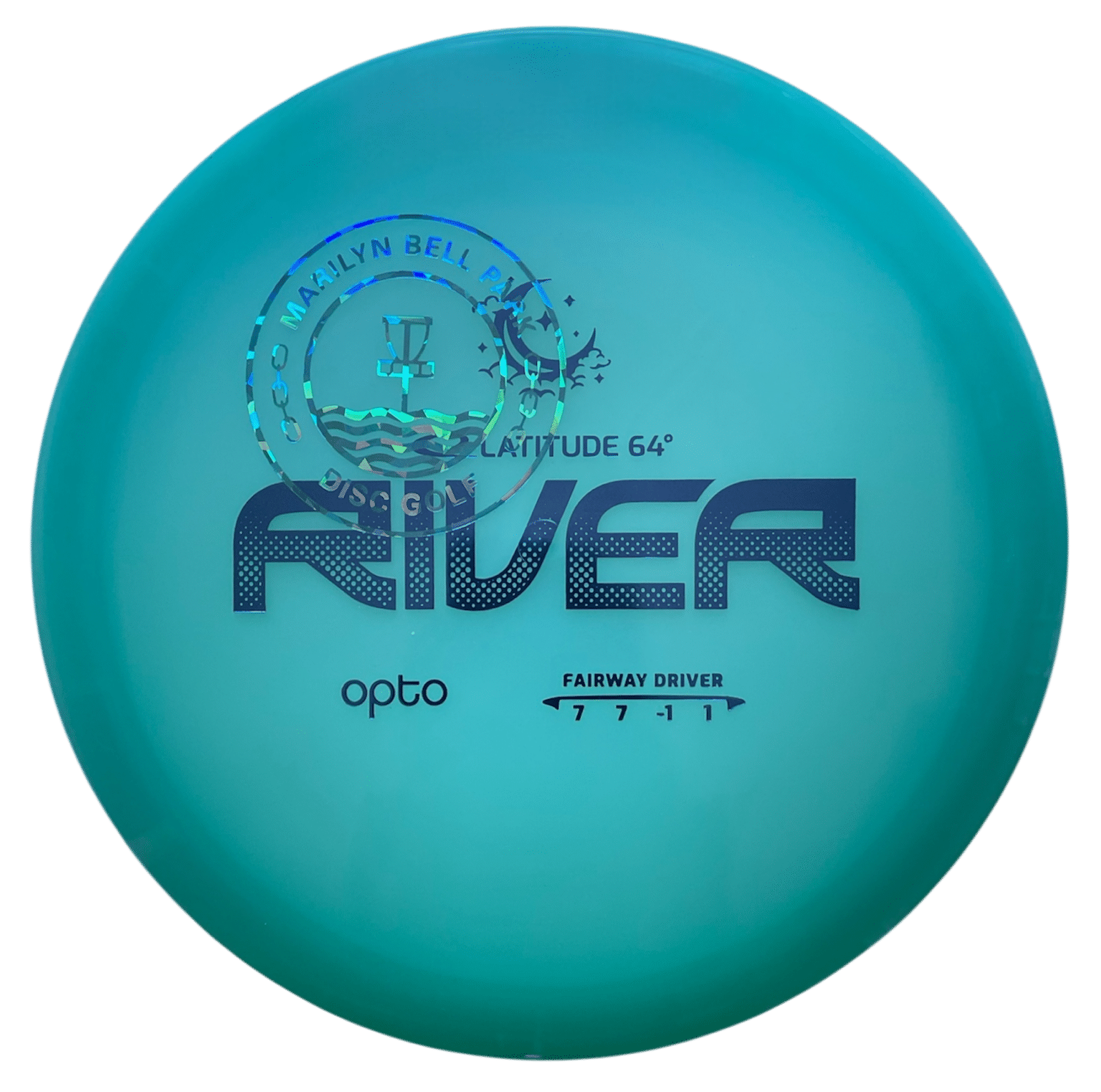 Marilyn Bell Park Disc Golf Latitude 64 Opto Moonshine Glow River Disc