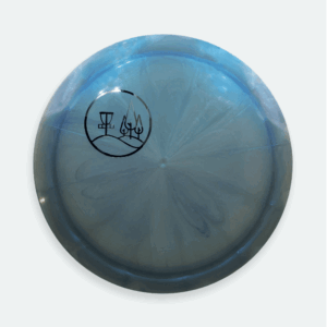 Discmania Metal Flake C-Line MD3 with Silver Blue Camo Dentonia Park Disc Golf Course quarter stamp.