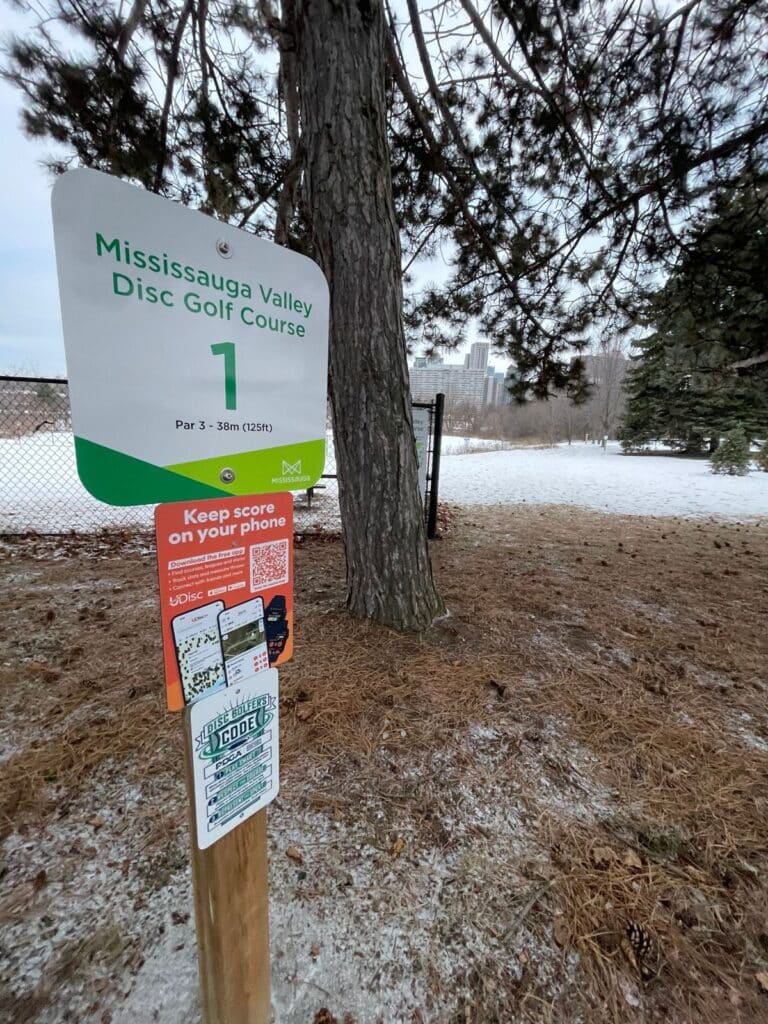 mississauga valley disc golf course