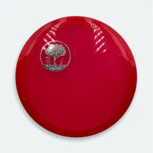 Discmania Metal Flake C-Line MD3 with Silver Shatter Scarlett Woods Disc Golf Course quarter stamp.