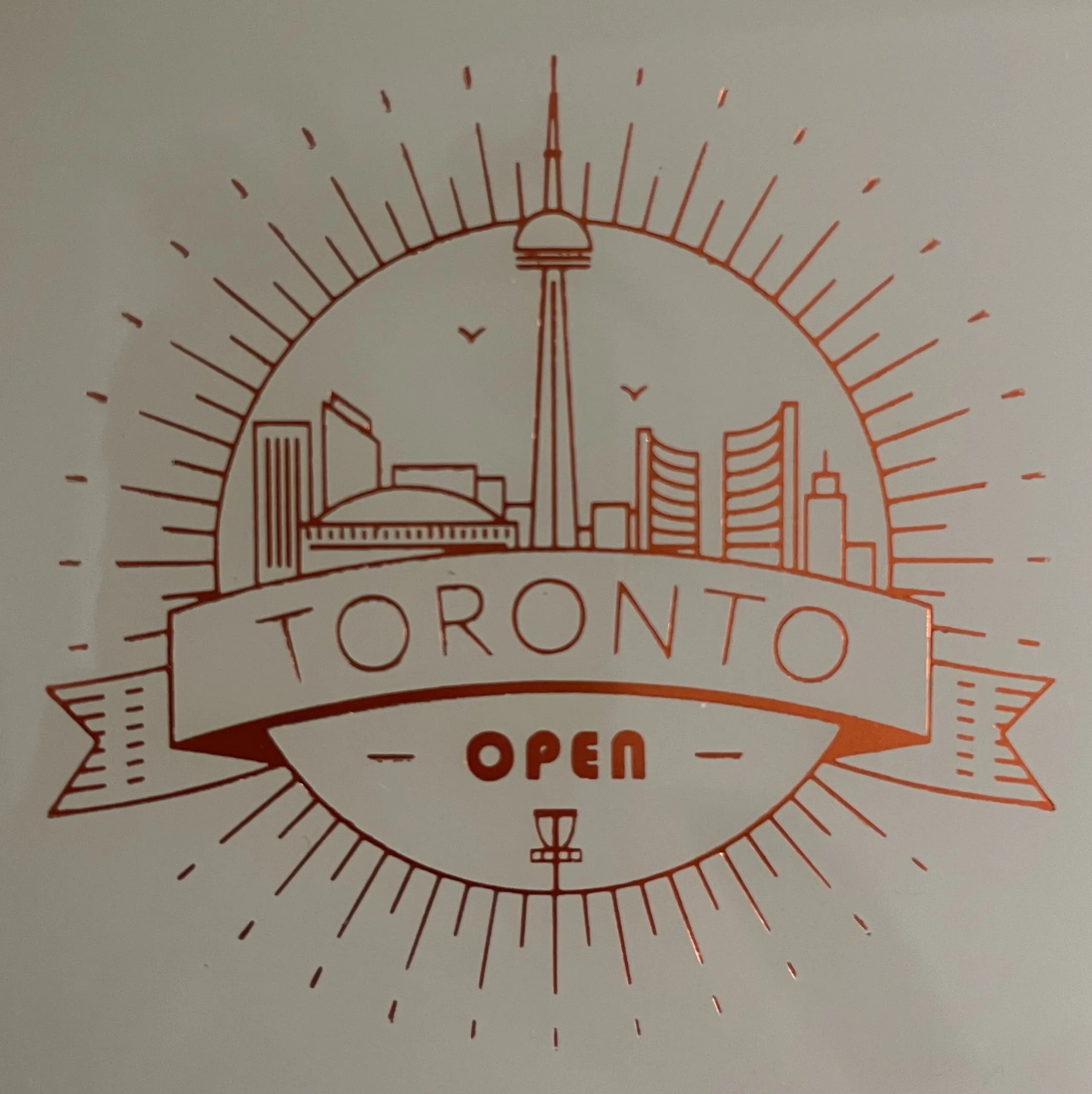 toronto open gote stamp burnt orange