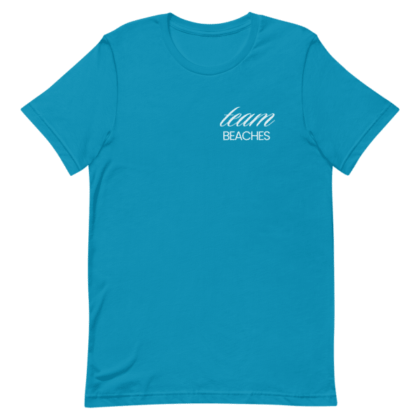 unisex t shirt team beaches