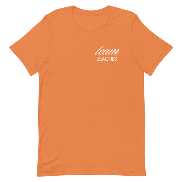 unisex t shirt team beaches