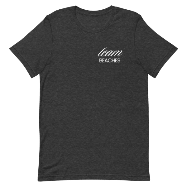 unisex t shirt team beaches