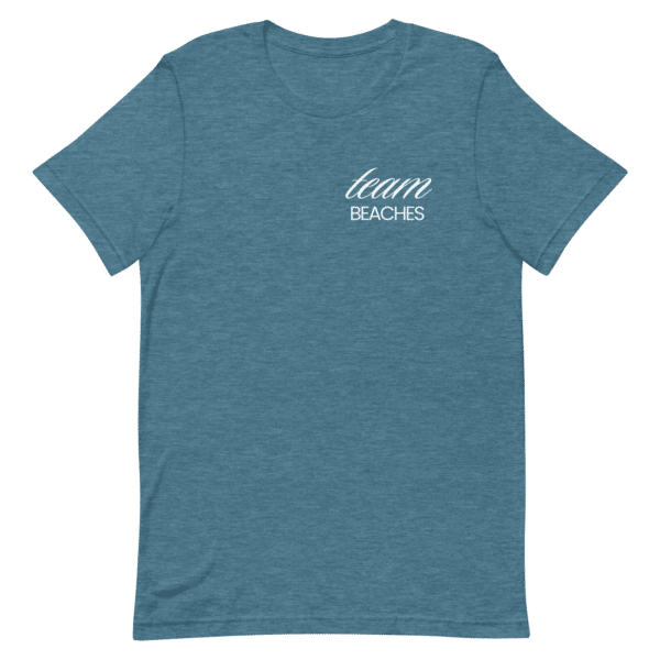 unisex t shirt team beaches