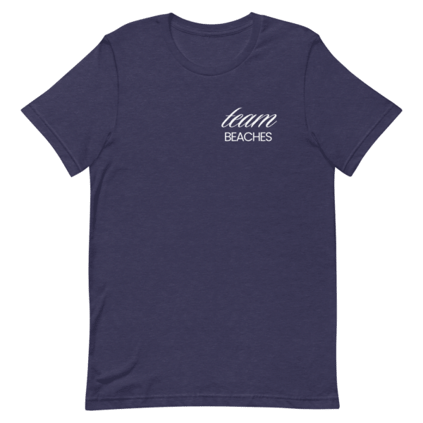 unisex t shirt team beaches