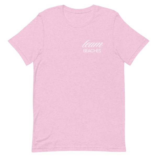 unisex t shirt team beaches