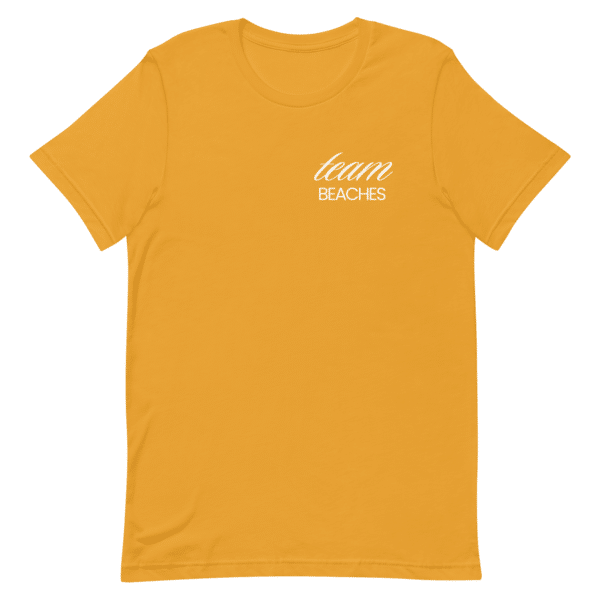 unisex t shirt team beaches