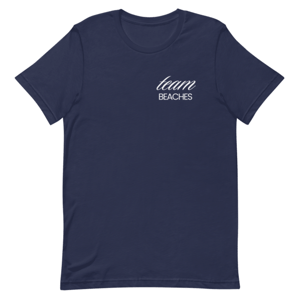 unisex t shirt team beaches