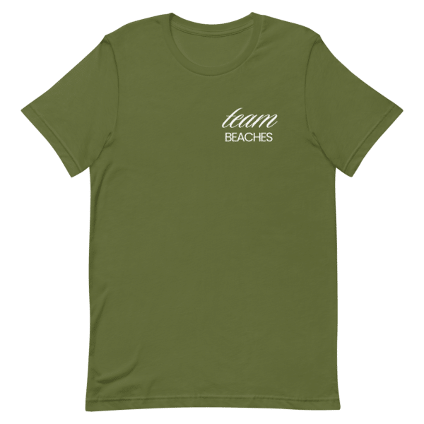 unisex t shirt team beaches