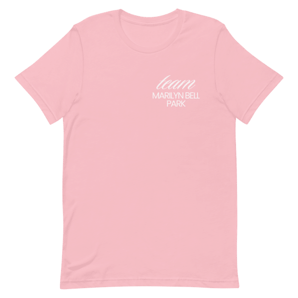 unisex t shirt team marilyn bell park