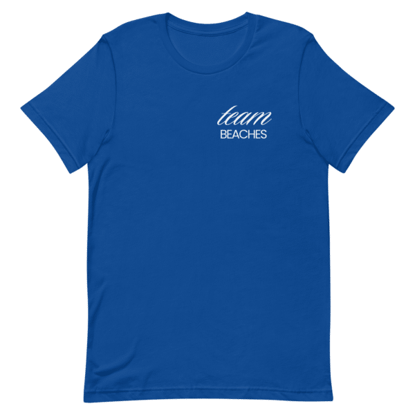 unisex t shirt team beaches