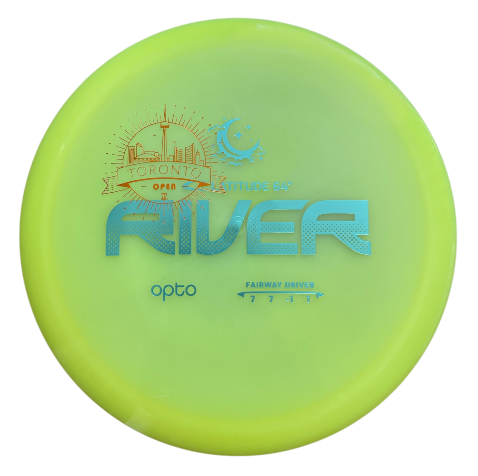 TORONTO OPEN Latitude 64 Opto Moonshine Glow River Disc